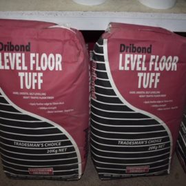 Dribond Level floor tuff -Building supplies